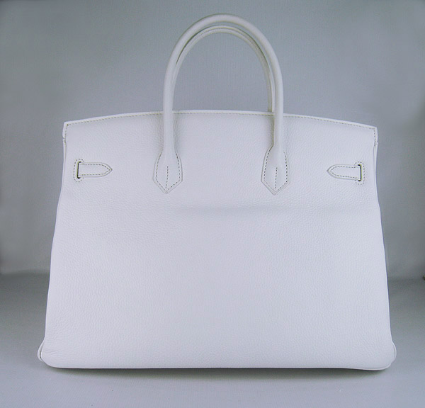 Replica Hermes Birkin 40CM Togo Bag Light White 6099 Online - Click Image to Close